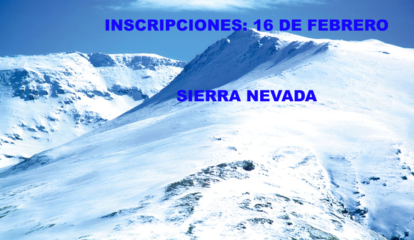 Foto SIERRA NEVADA ( del 25 de abril al 3 de Mayo 9 días - 8 noches)